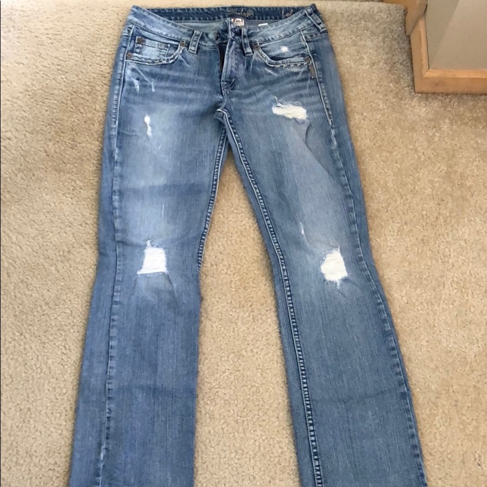 Silver jeans